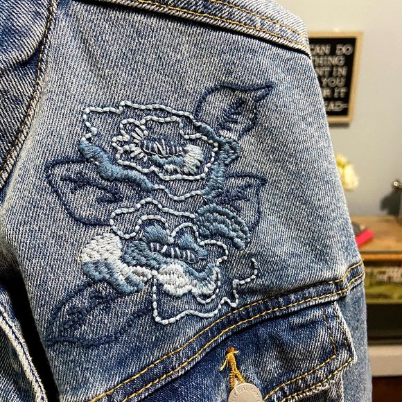 Embroidered Jean Jacket - Picture 3 of 4